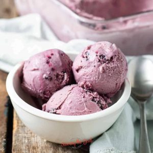 Purple Food Black raspberry ice cream