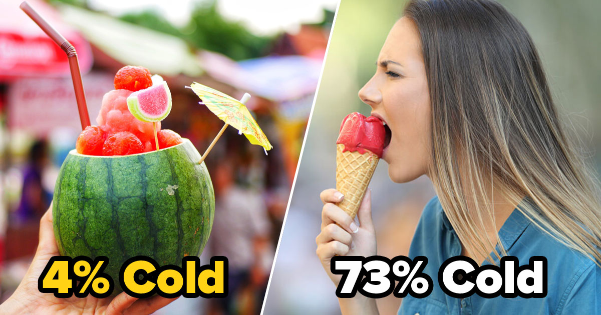 Have Fun Choosing 🍦 Cold Desserts to Find Out 🥶 What % Cold-Hearted You Are