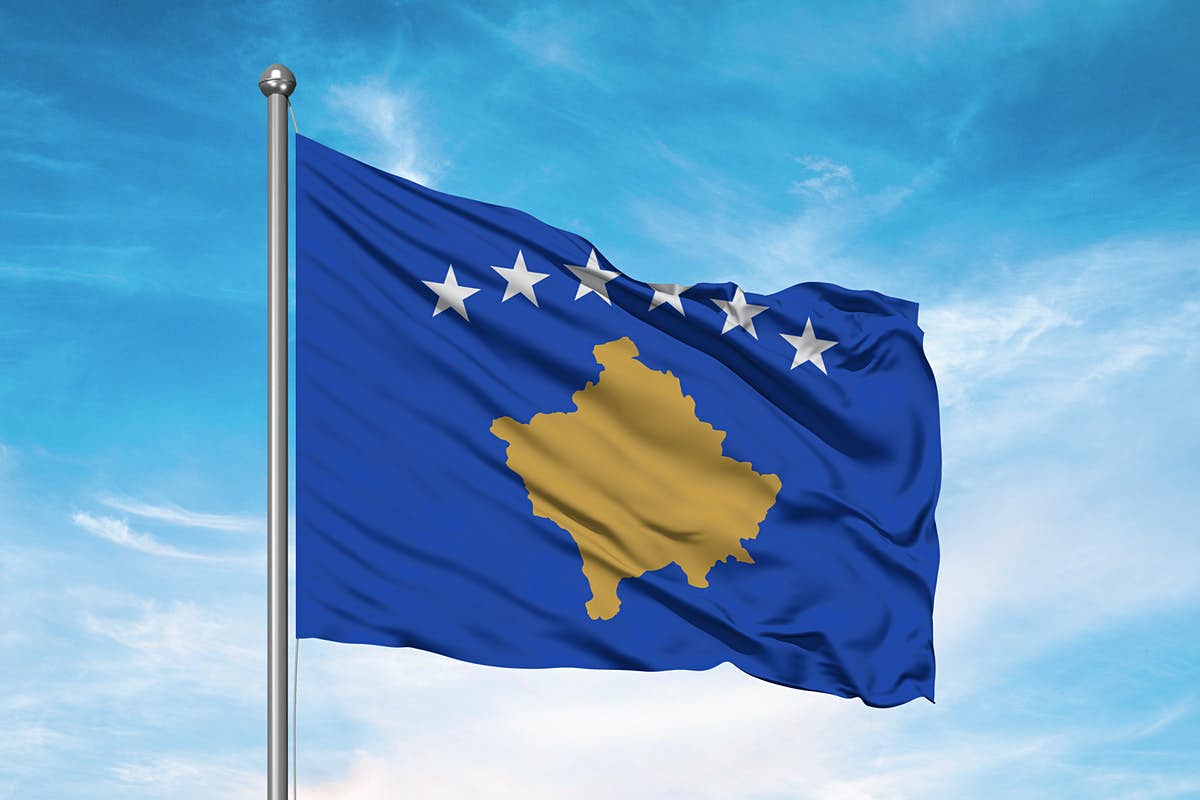Hard European Flags Quiz Kosovo flag