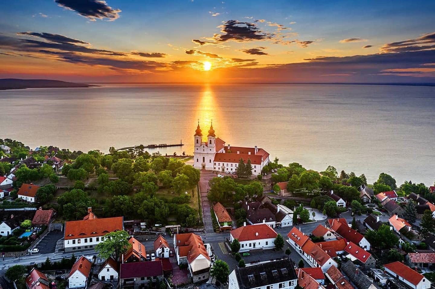 Only the Biggest Geography Sleuths Can Guess These European Countries With Just 3 Clues Lake Balaton, Hungary sunset
