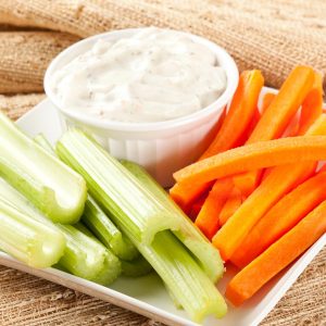 Food Element Quiz Veggies and ranch