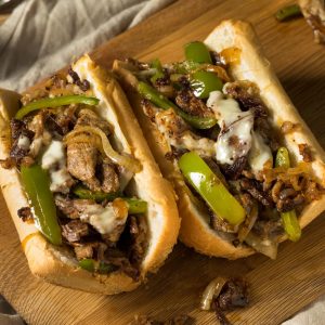 Letter P Food Trivia Quiz Philly cheesesteak