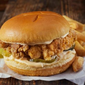 Food Element Quiz Fried chicken sandwich