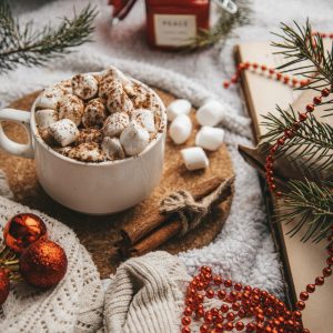 Cozy Fall Day Quiz Hot cocoa with marshmallows
