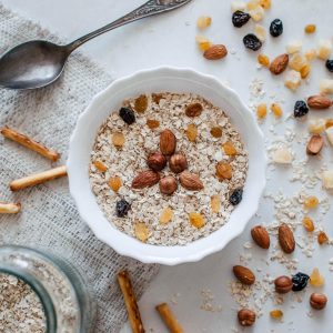 Cozy Fall Day Quiz A warm bowl of oatmeal with cinnamon