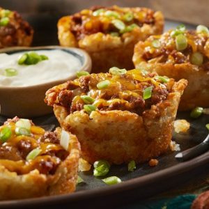 Eat Potato Dishes To Know Which Comfort Food You Are Quiz Tater tot taco cups