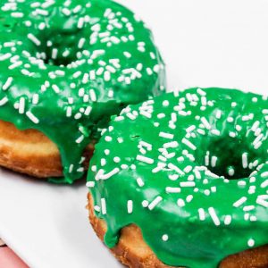 What Irish Mythological Creature Are You? Quiz Green frosted donuts