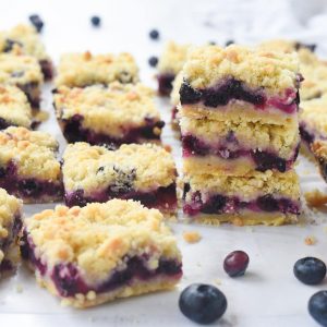 What Dessert Flavor Are You? Blueberry crumb bars