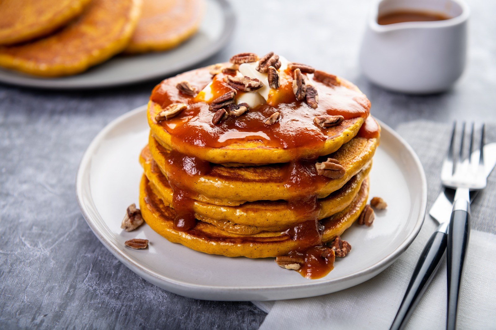 Pumpkin pancakes