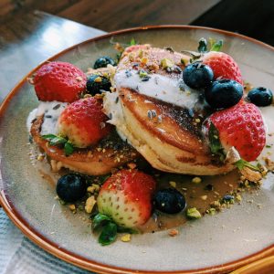 Your Dessert Choices Will Reveal What Type Of Fries You Are Quiz Berry pancakes