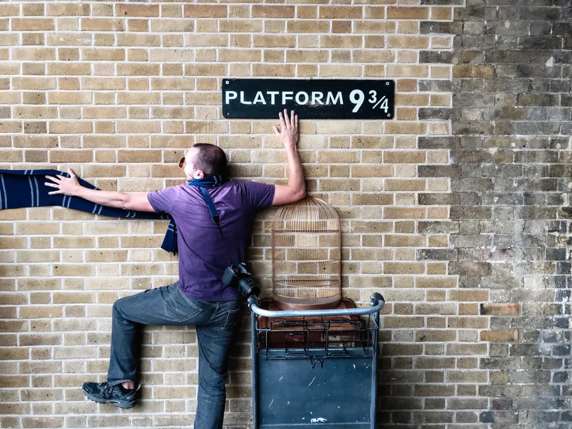 Harry Potter True Or False Quiz Platform 9¾ 3/4 at King's Cross Station