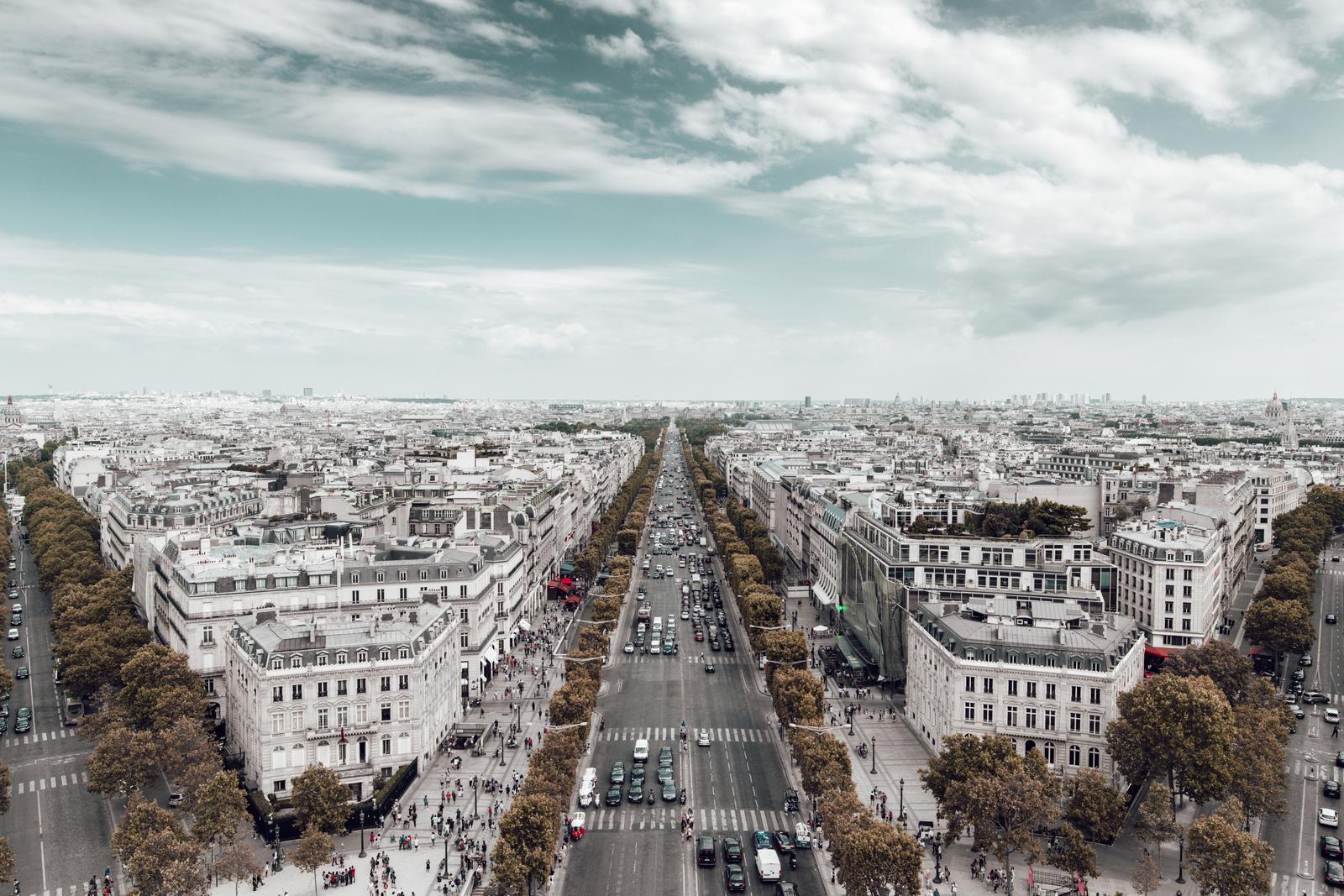 Avenue des Champs Elysees, Paris, France