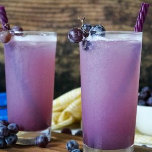Purple Food Grape soda