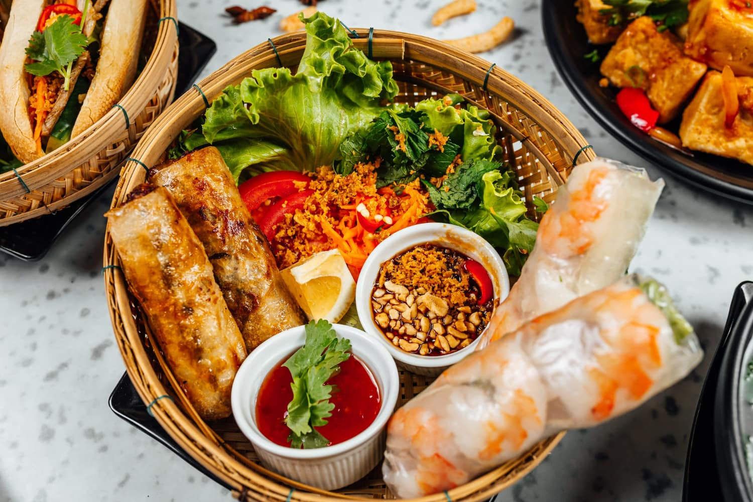 Vietnamese spring rolls