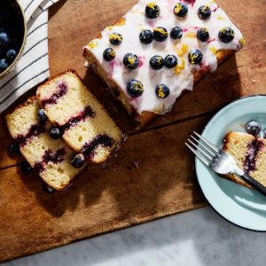 Purple Food Lemon blueberry poke cake
