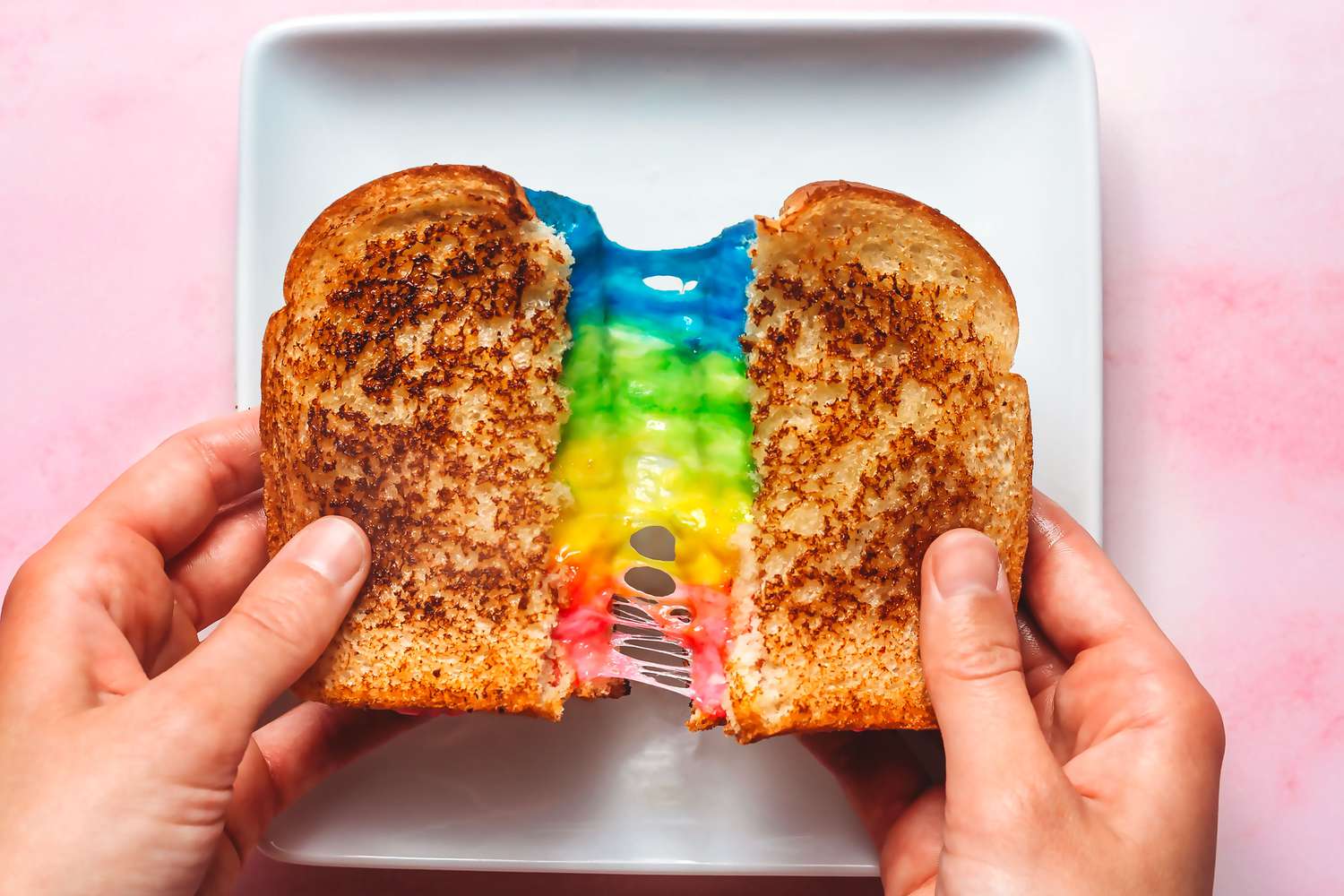 What Unique Dog Breed Are You? Rainbow grilled cheese sandwich