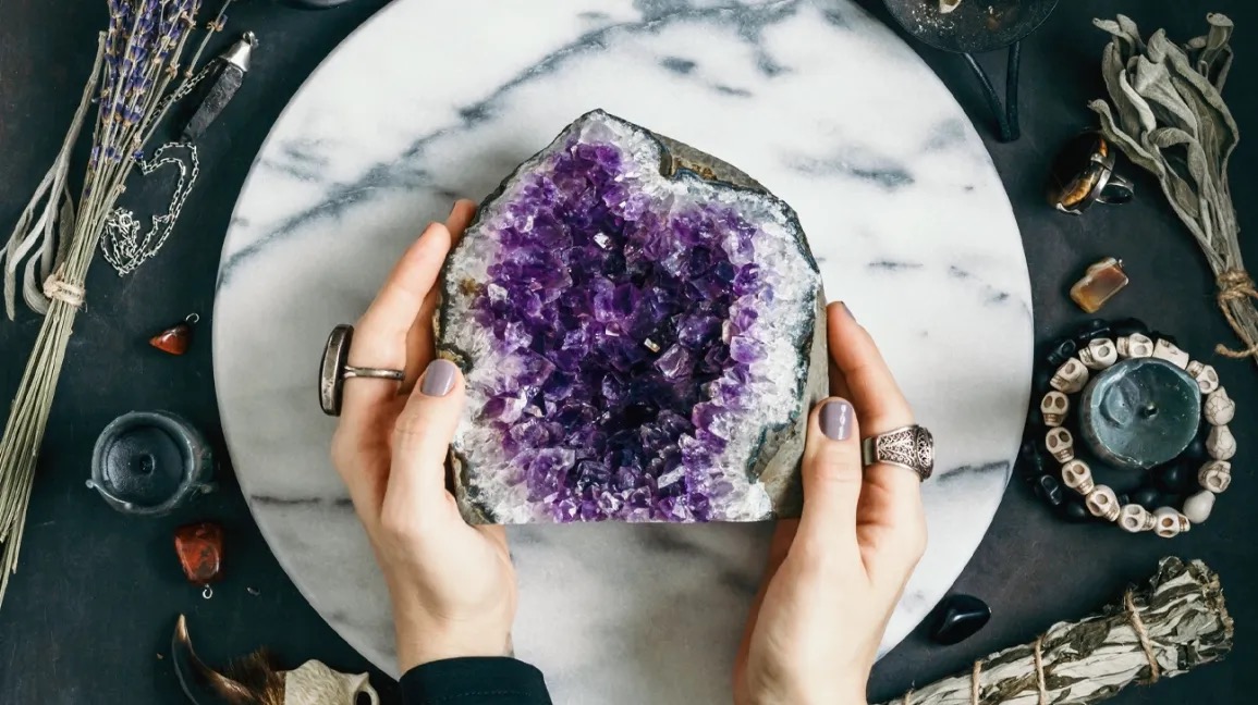 February Trivia Questions And Answers Amethyst gemstone
