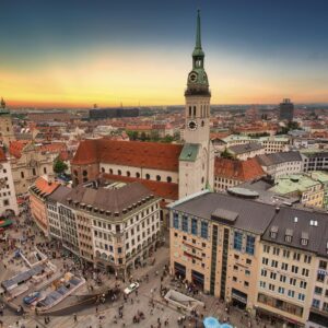 Cities At Sunset Quiz Munich, Germany