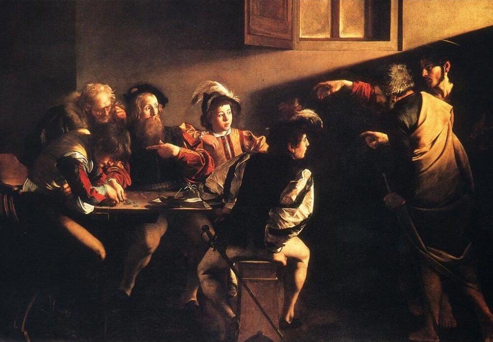 Can You Match These Famous Paintings to Their Legendary Creators? The Calling of Saint Matthew by Caravaggio