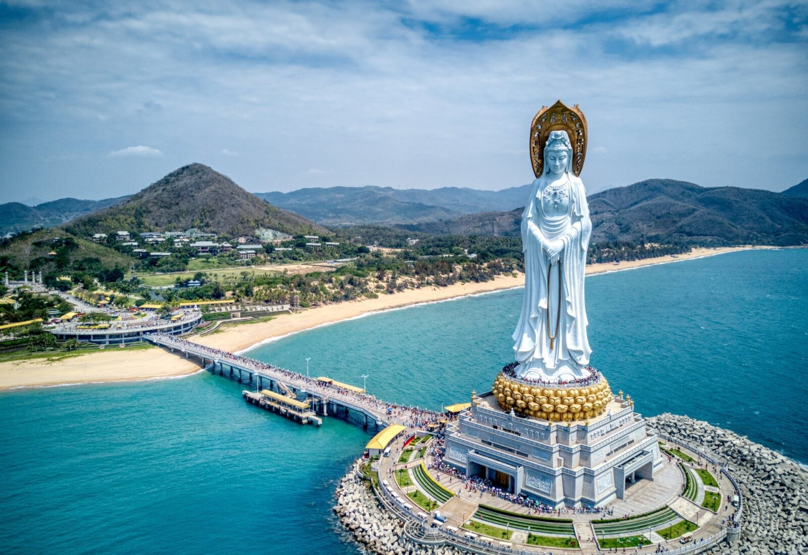 🗽 Can You Match These Famous Statues to Their Locations? The Guanyin of Nanshan, Hainan, China