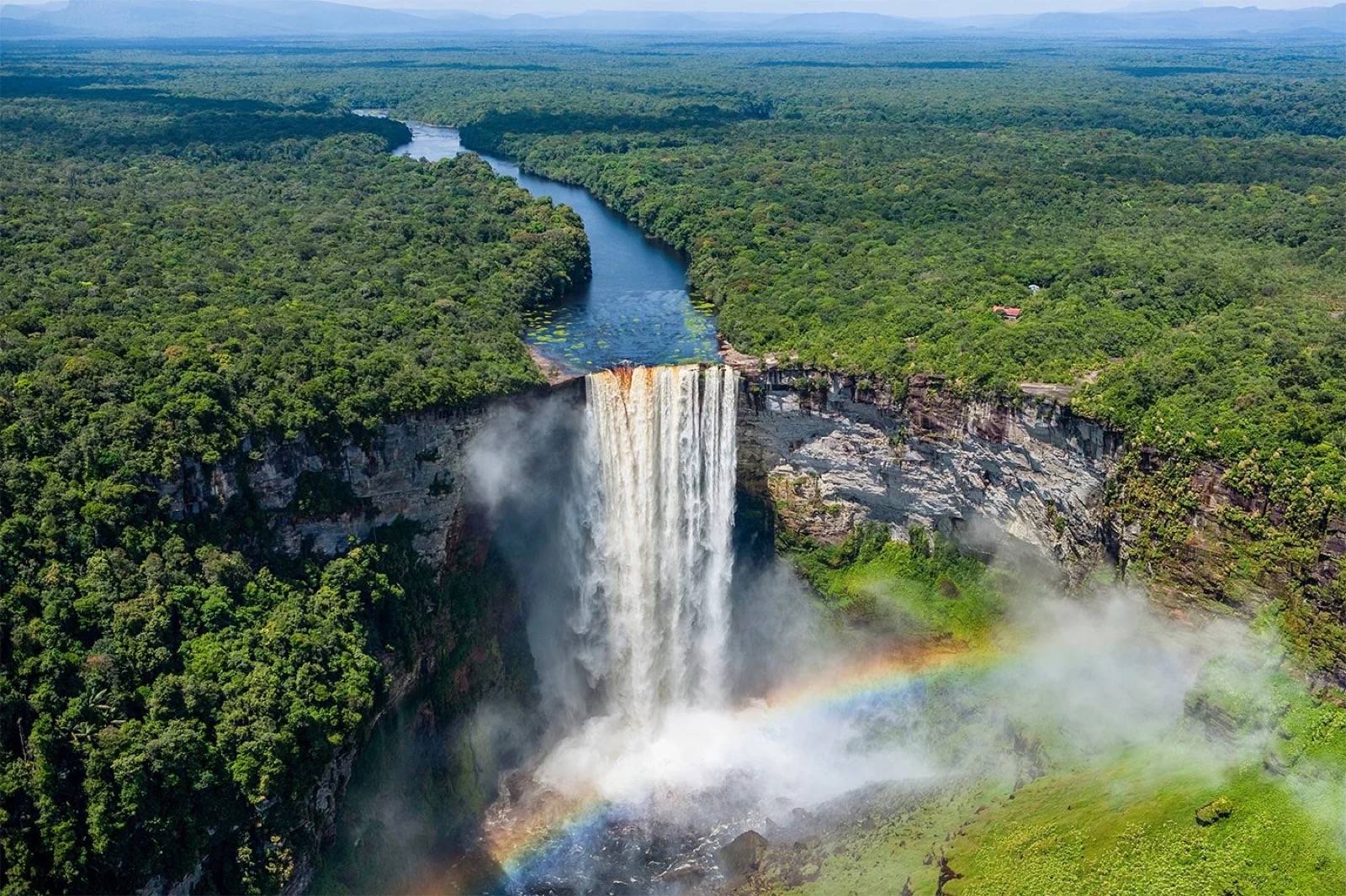 Are You a World Traveler? Test Your Knowledge by Matching These Majestic Natural Sites to Their Countries! Kaieteur Falls, Guyana