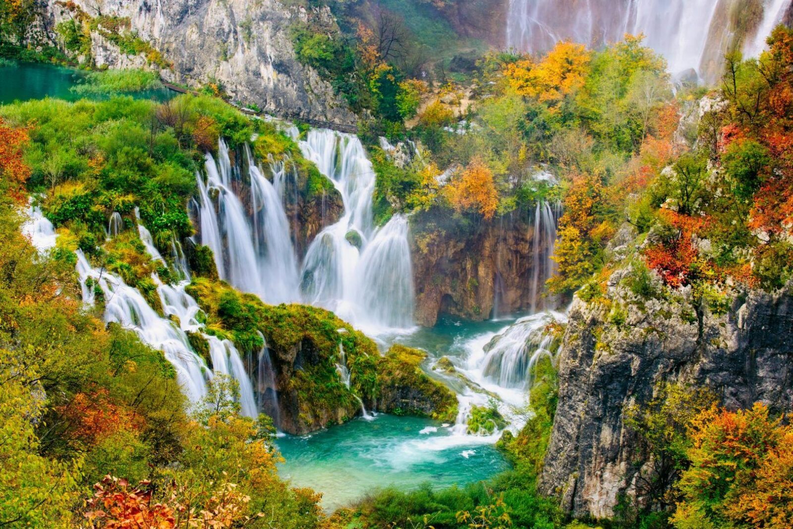 ABC Geography Quiz Plitvice Lakes National Park Waterfalls, Croatia