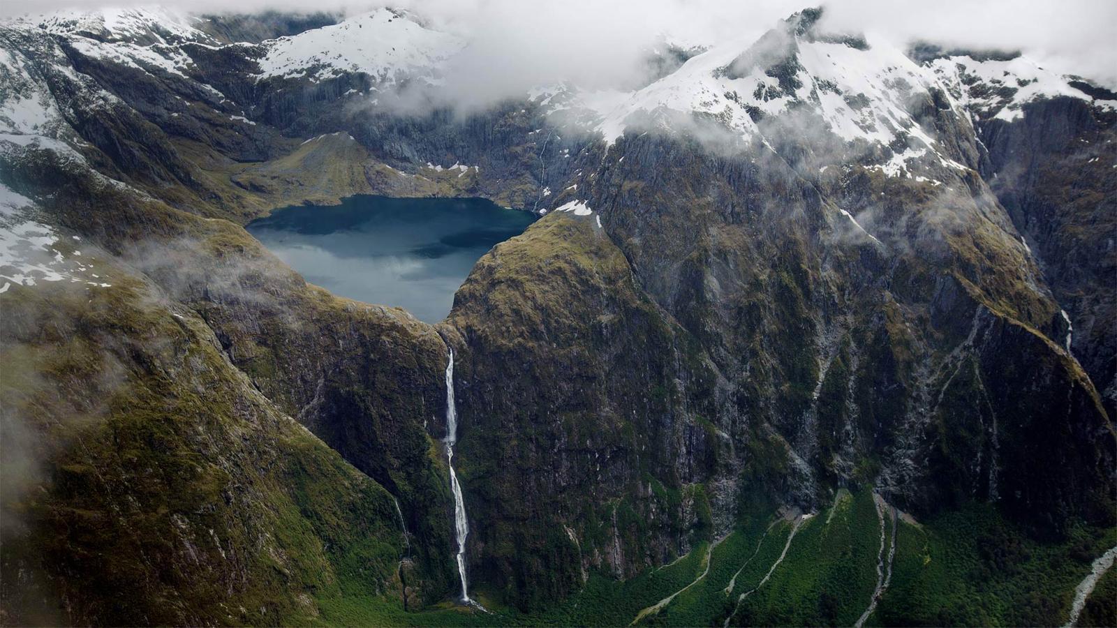 Can You Match These Natural Wonders to Their Locations? Sutherland Falls, New Zealand