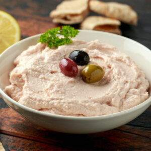 This Seafood Buffet Quiz Will Reveal What Sea Creature You Are Taramasalata (Greek fish roe dip)