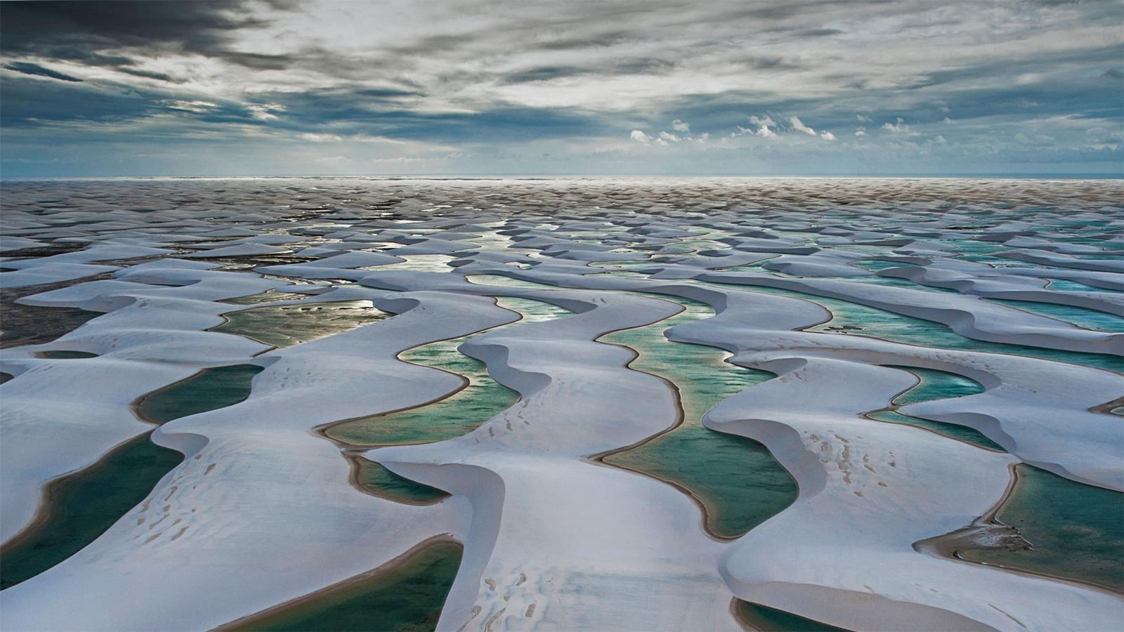 Can You Match These Natural Wonders to Their Locations? Lencois Maranhenses National Park, Brazil