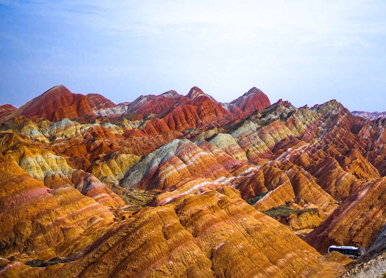 Can You Match These Extraordinary Natural Features to Their Respective Countries? Zhangye Danxia National Geological Park, China