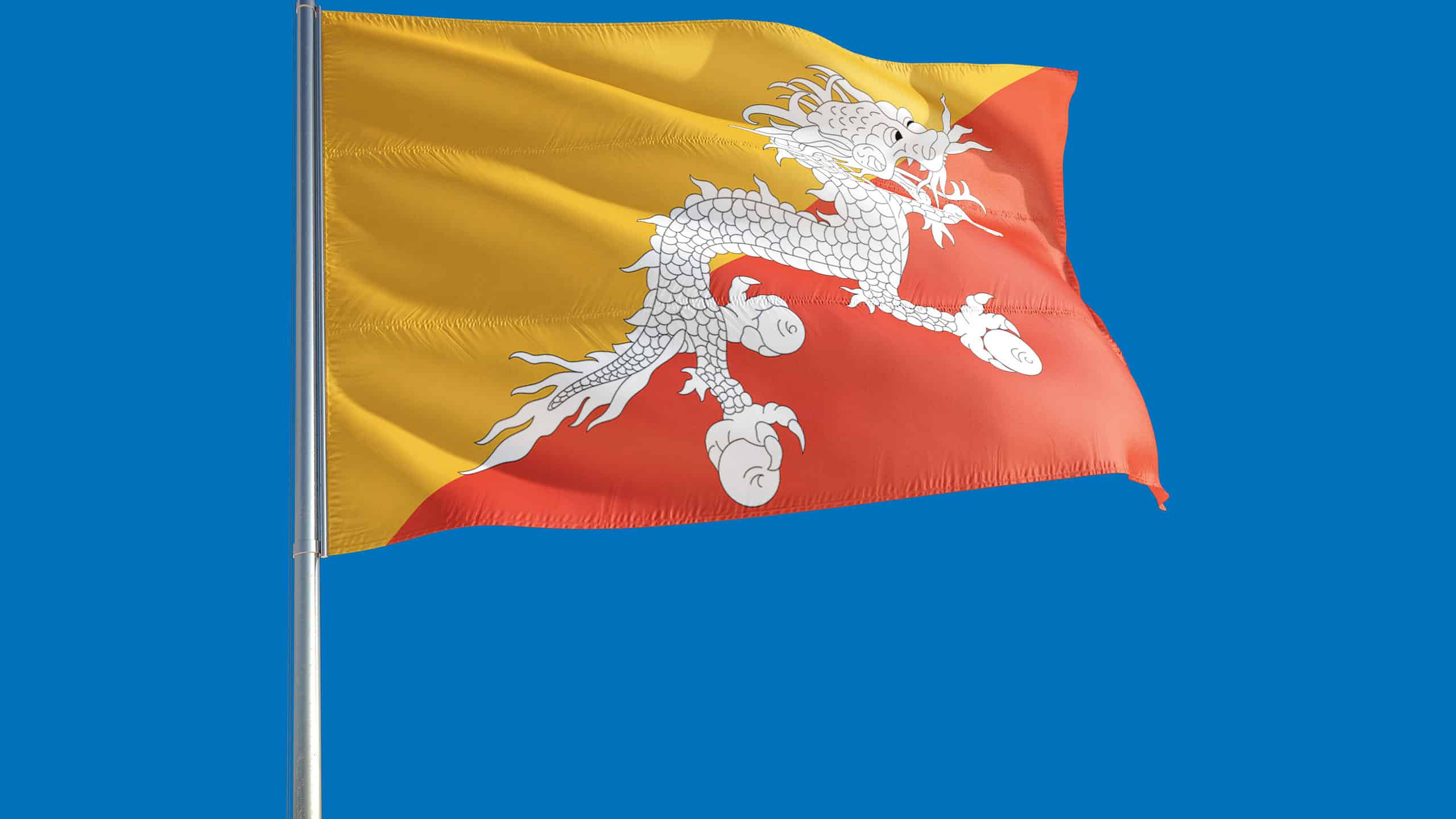 Flag Quiz Bhutan flag