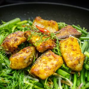 🥟 Unleash Your Inner Foodie with This Delicious Asian Cuisine Personality Quiz 🍣 Chả cá (grilled fish with dill and turmeric)