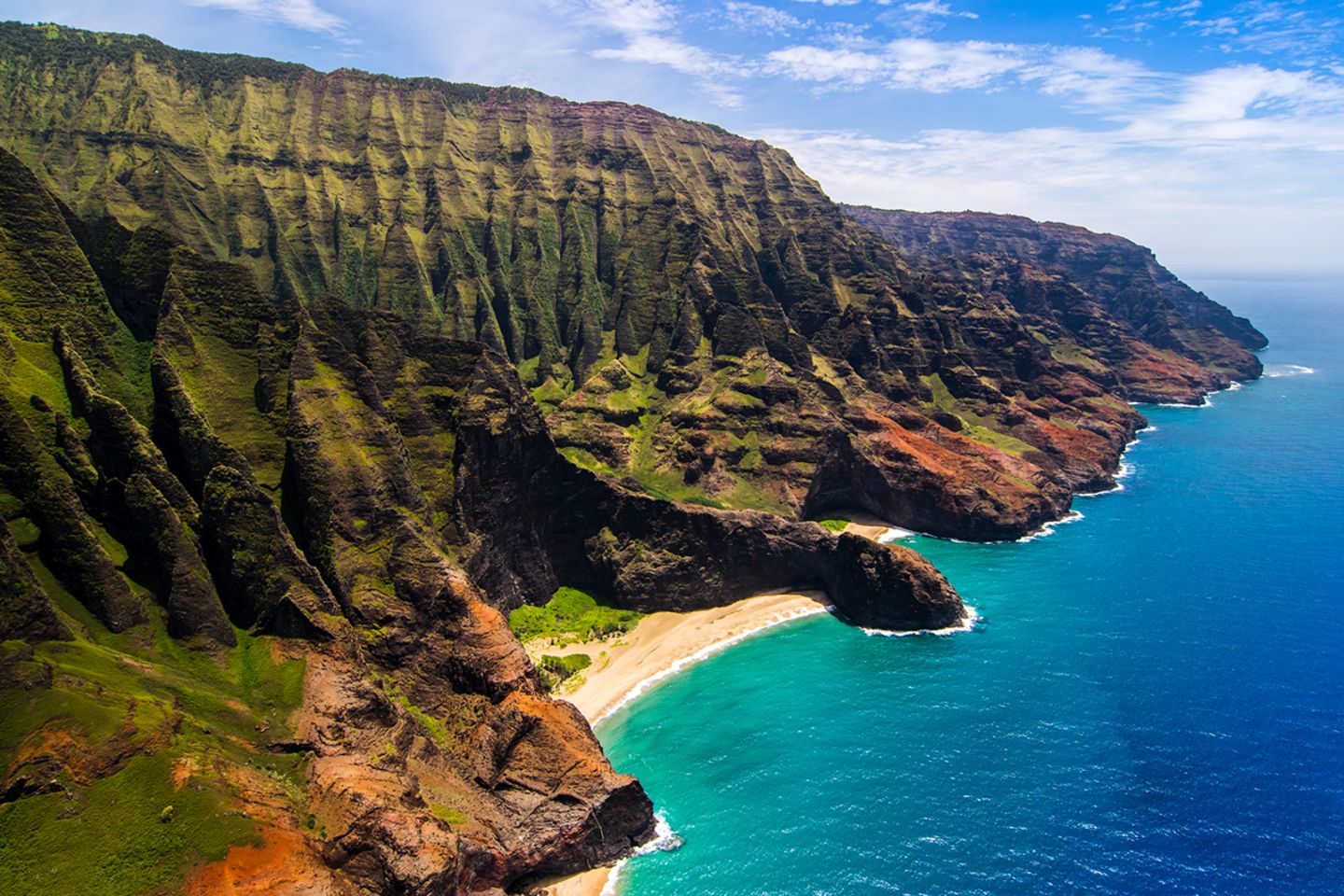 Can You Match These Extraordinary Natural Features to Their Respective Countries? Napali Coast, Kauai, Hawaii