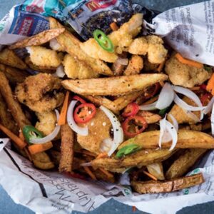 European Food Quiz! Find Your Perfectly Suited Country! Spice bag (crispy fries with spicy fried chicken bits)