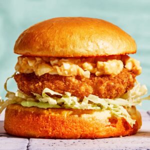 SpongeBob Quiz: Will The Krusty Krab 🦀 Hire You? Crispy golden shrimp burger