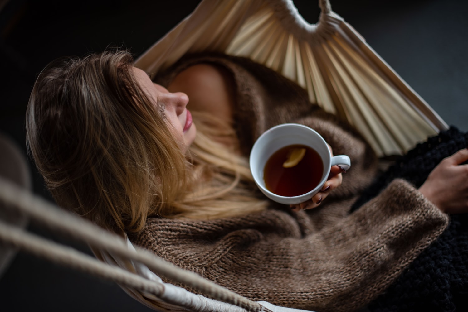 Introvert Or Extrovert Word Quiz Relax drinking tea