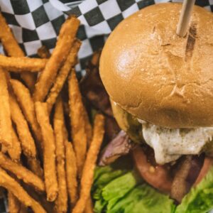 Celebrity Couple Food Quiz Burger and fries