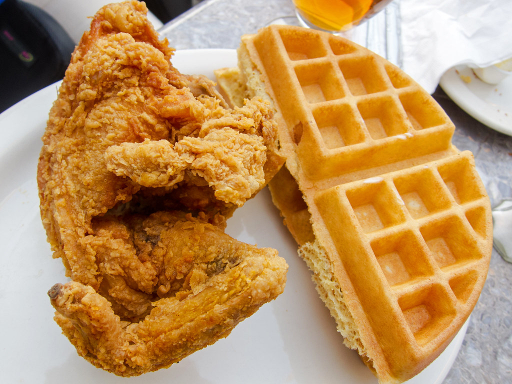 NYC Trip Planning Quiz 🗽: Can We Guess Your Age? Chicken and waffles from Sylvia's