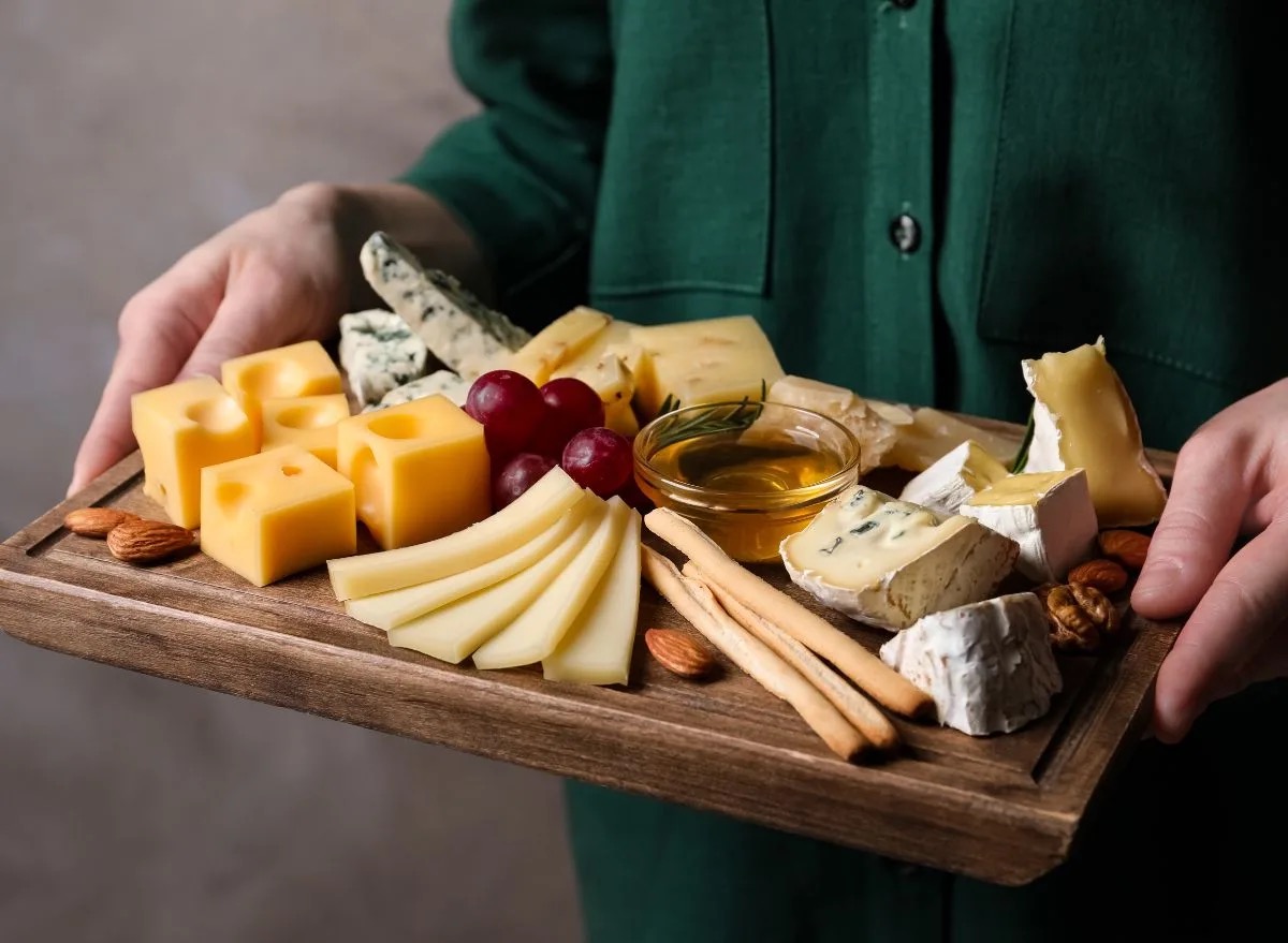 Cheese platter board