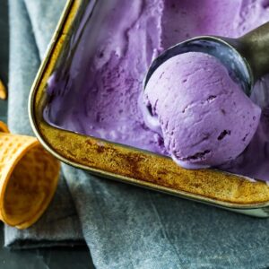 Purple Food Yam ice cream