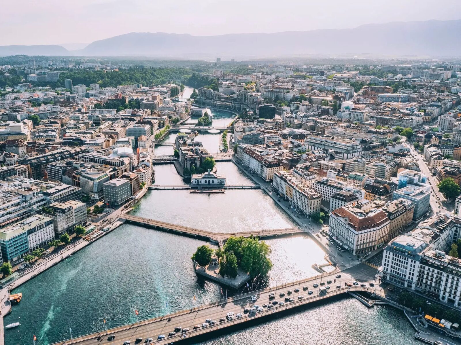 Second Biggest Cities Geneva, Switzerland