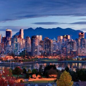 Cities At Sunset Quiz Vancouver, Canada