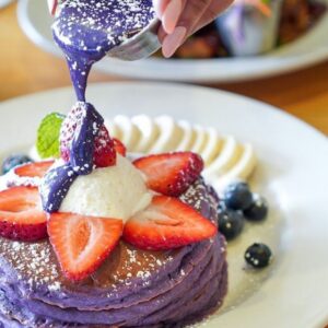 Purple Food Ube pancakes