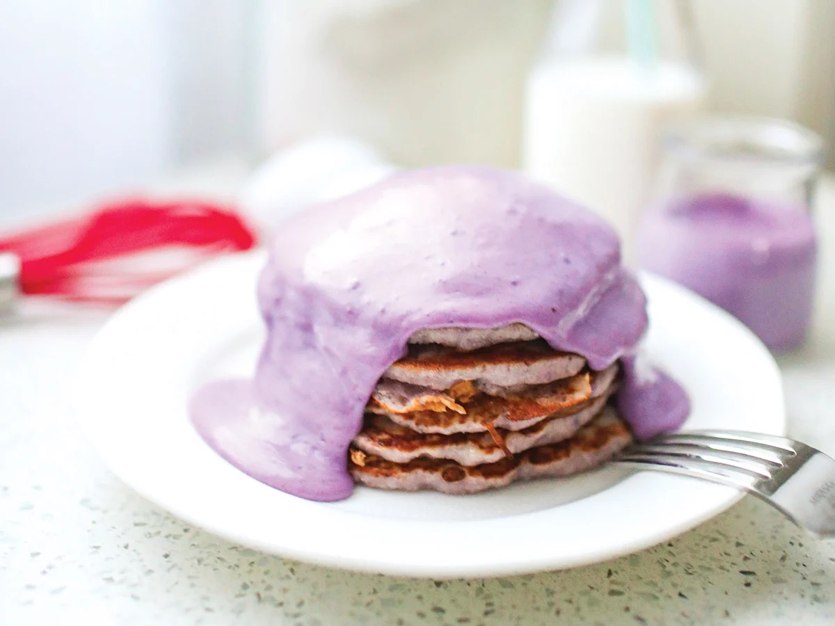 Purple Food Ube Pancakes