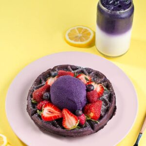 Desserts Book Quiz Ube waffles