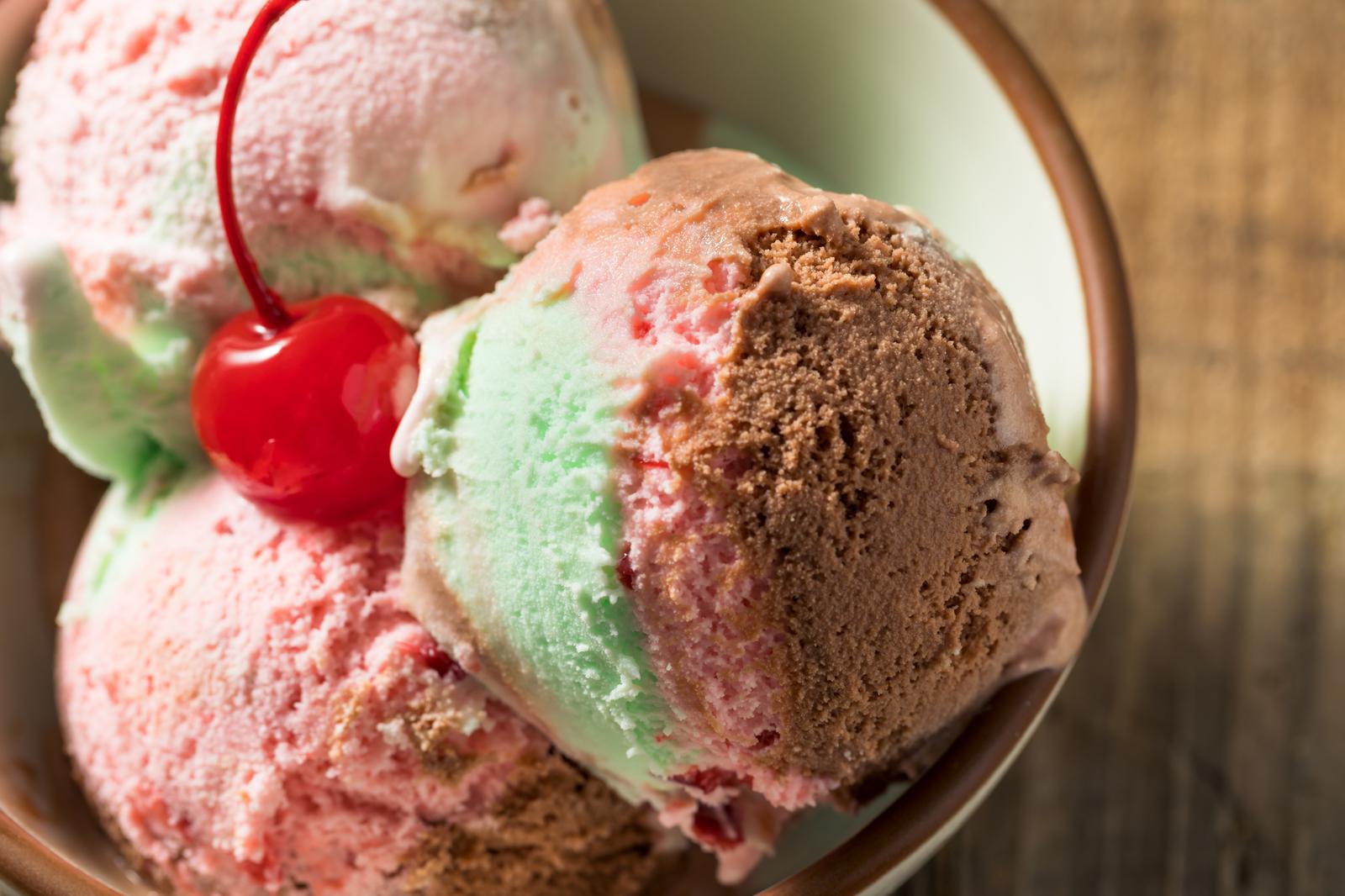 Sundae Trivia Quiz Spumoni ice cream