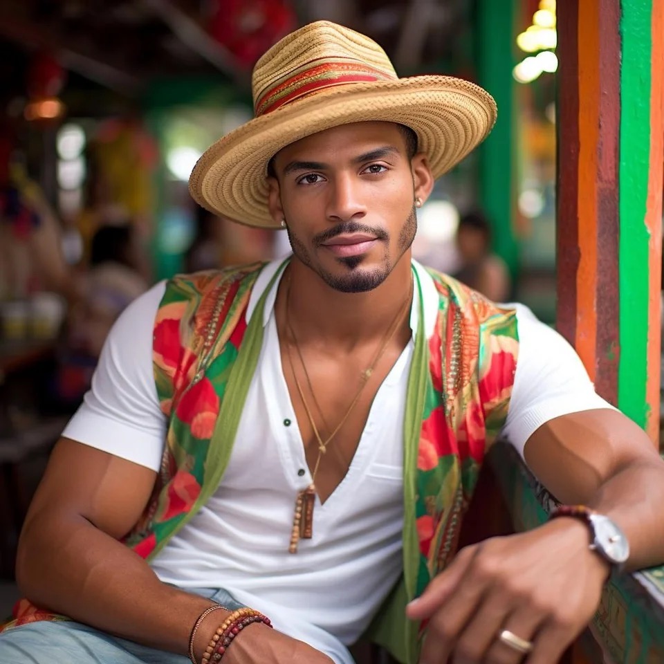 AI most attractive Dominican man