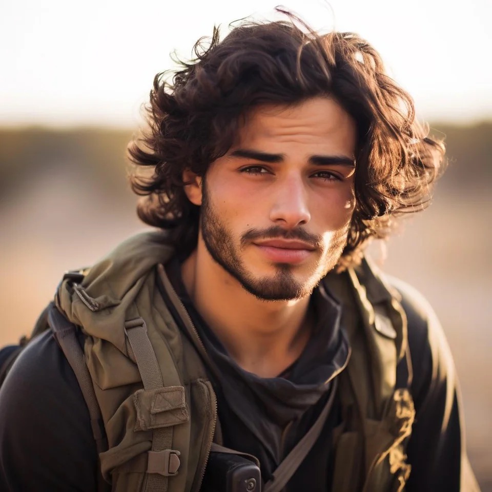 AI most attractive Syrian man