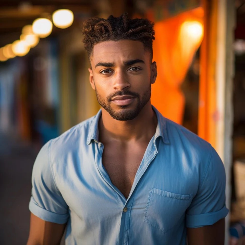 Rate These AI-Created Men 🌍: Can We Guess Your Nationality? AI most attractive Barbadian man