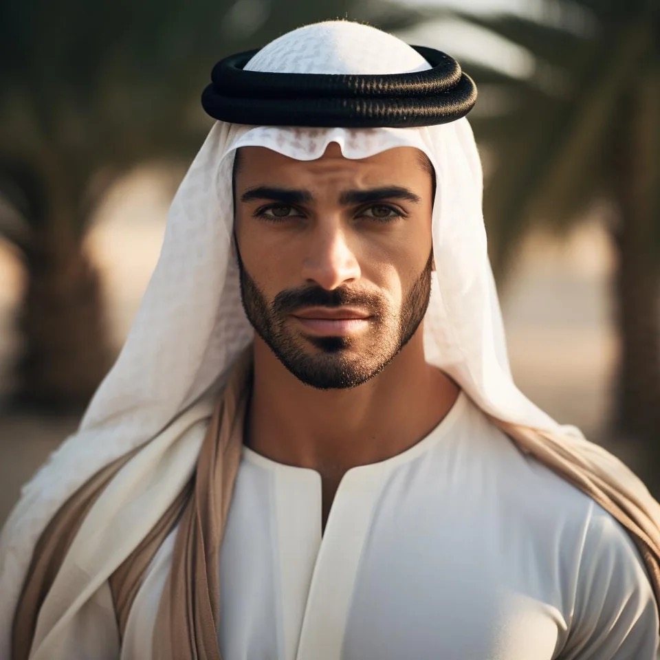 AI most attractive Bahraini man